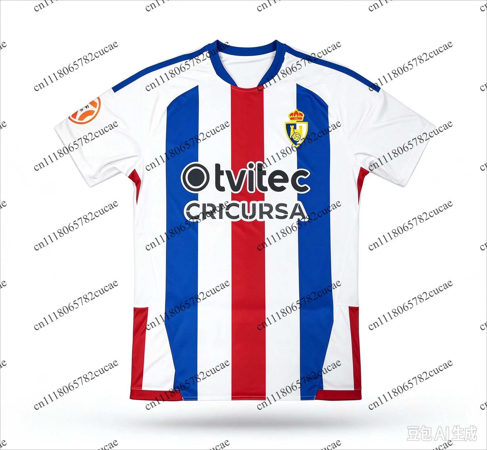 2026 Summer Ponferradina Printed Football Jersey T-shirt Men's and Women's Breathable Quick Drying Short Sleeved fan gifts Tops