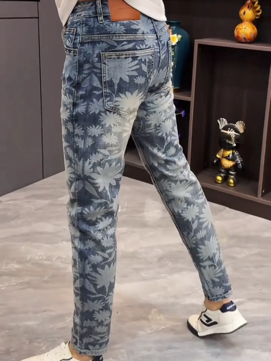 

High Quali Faionable Men's Jeans Spring Autumn New Arrival Premium Feel Trendy Lightweight Versatile Sli Haome