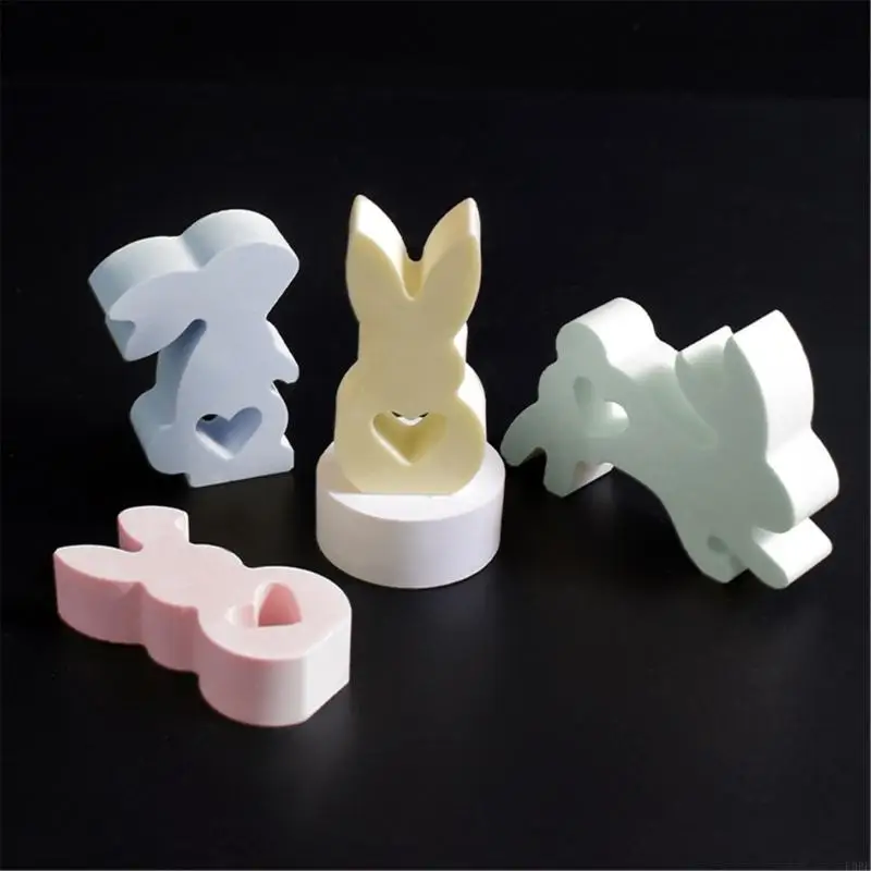 

Silicone Ornament Molds Easter Rabbit Crafting Moulds Silicone Mold