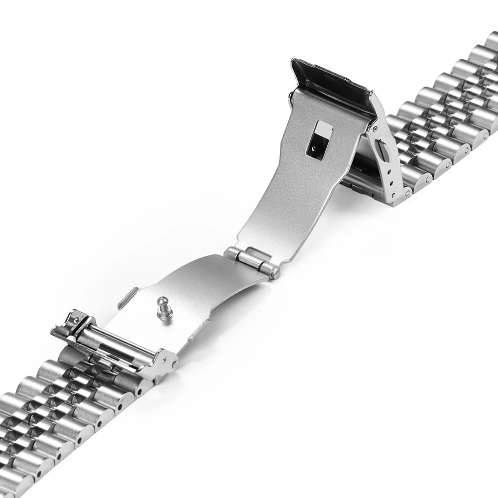 Stainless Steel Jubilee Band Strap for Seiko SKX007/009 18/19/20/21/22/24mm Straight End Metal Watch Accessories Solid Bracelet