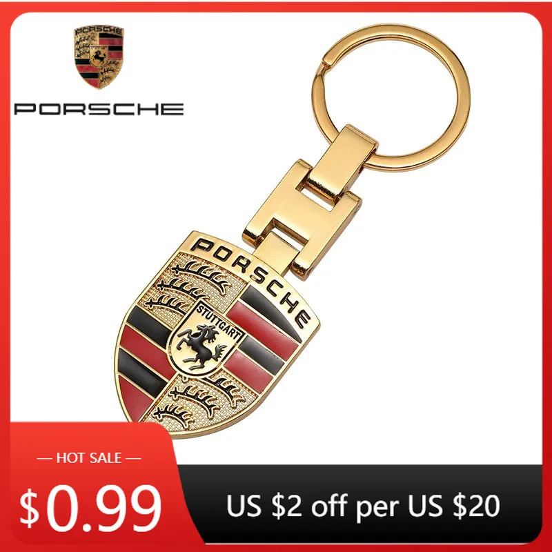 

Металлический брелок-подвеска для ключей автомобиля Porsche Cayman, Cayenne, 911, Macan, подарок для любителей Porsche