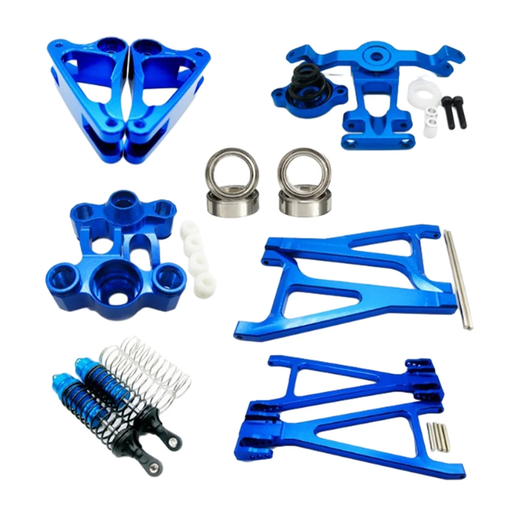 

RCGOFOLLOW Rocker Arm Rear Upper Suspension Arm Steering Servo Saver Complete Steering Hub For 1/8 Traxxas E-revo RC Car Parts