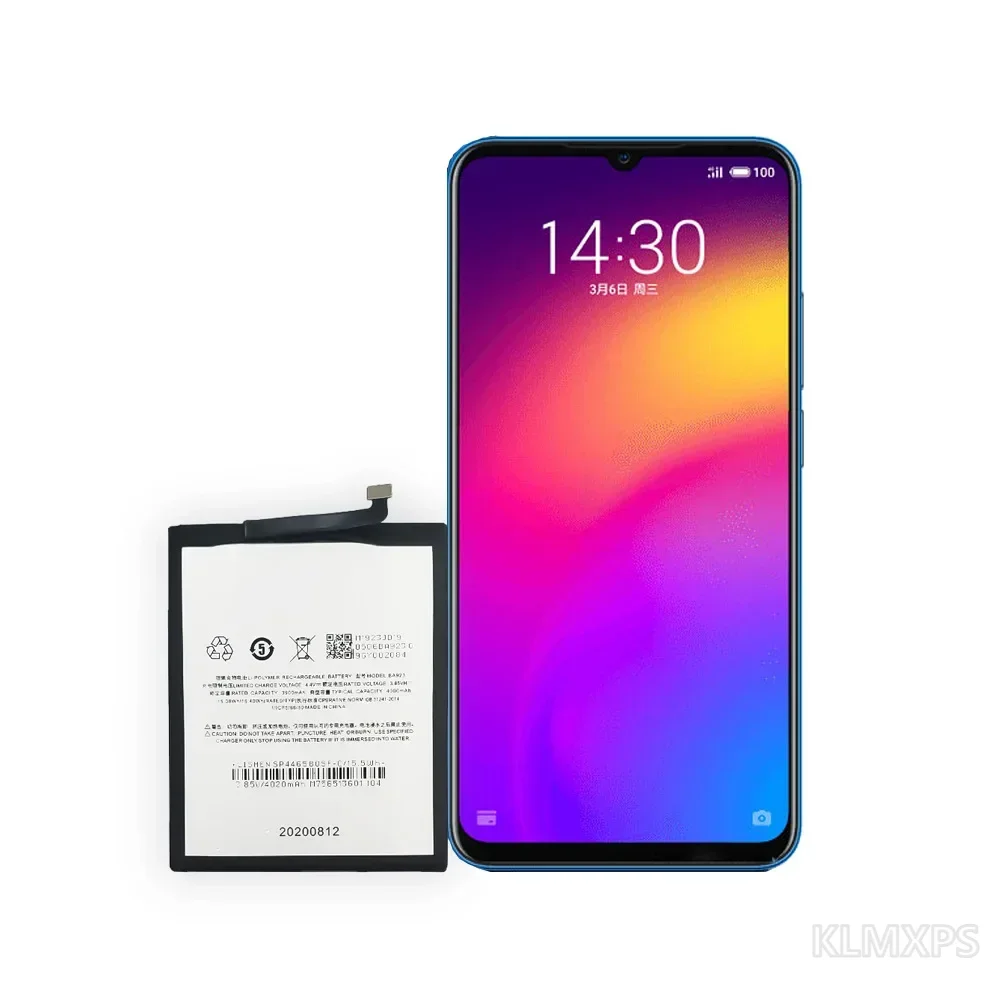 High Quality Smartphone Replacement Battery BA923 4000mAh Lithium Battery For Meizu Note 9 M9 Mobile Phone Repair Battery