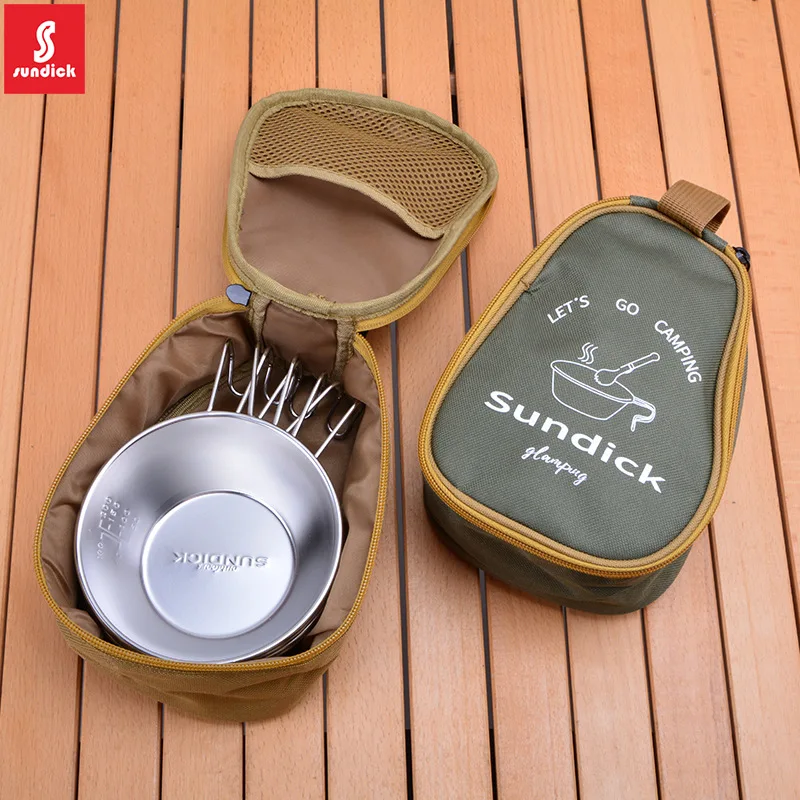 Outdoor Camping Barbecue Tableware Storage Bag Camping Snow Bowl Storage Bag Handle Bowl Carrying Bag Miscellaneous Bag