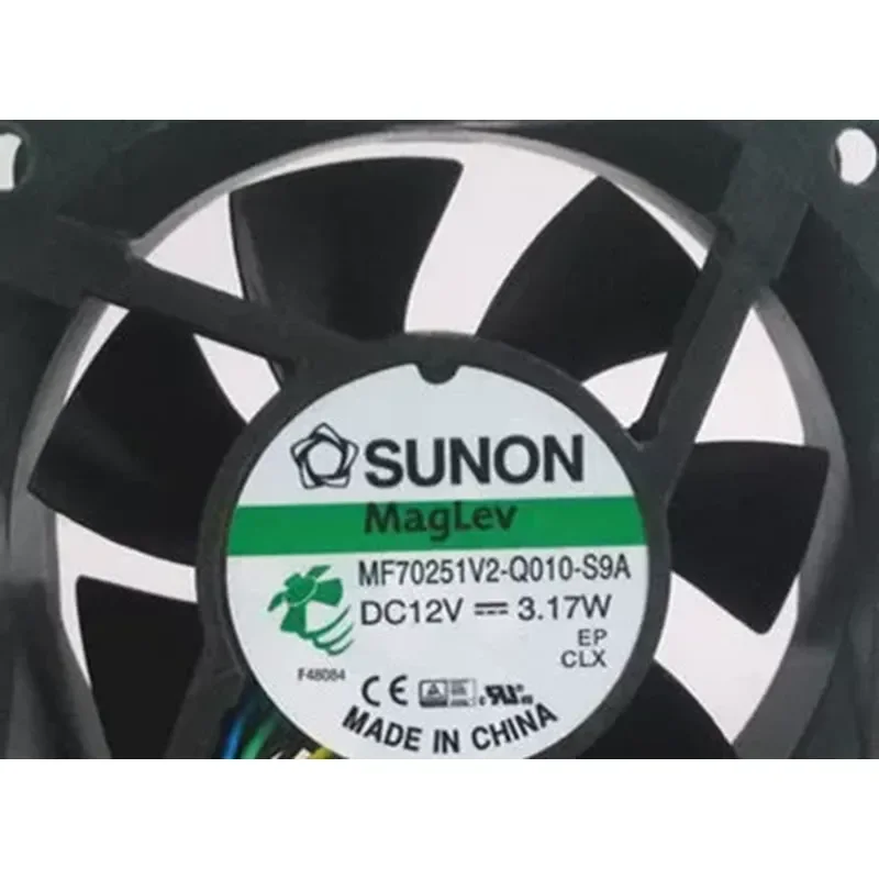 SUNON Jianzhun 7025 MF70251V2-Q010-S9A DC12V 3.17W 4-wire cooling fan