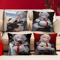 Zani Game W-Wuthering Waves Pillow Case Cushion Cover Car Throw Pillow Case For Sofa Car Christmas Gift 40x40cm 45x45cm