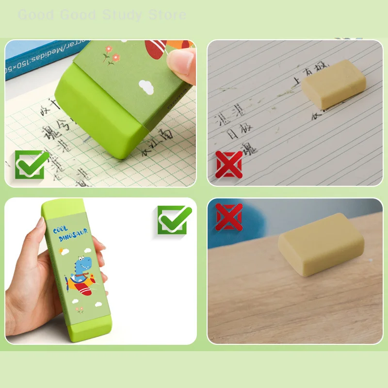 Gomma da cancellare enorme per cartoni animati Gomma da matita a blocchi super grande senza lasciare segni Gomma da cancellare per pittura artistica per studenti di astronauti/dinosauro