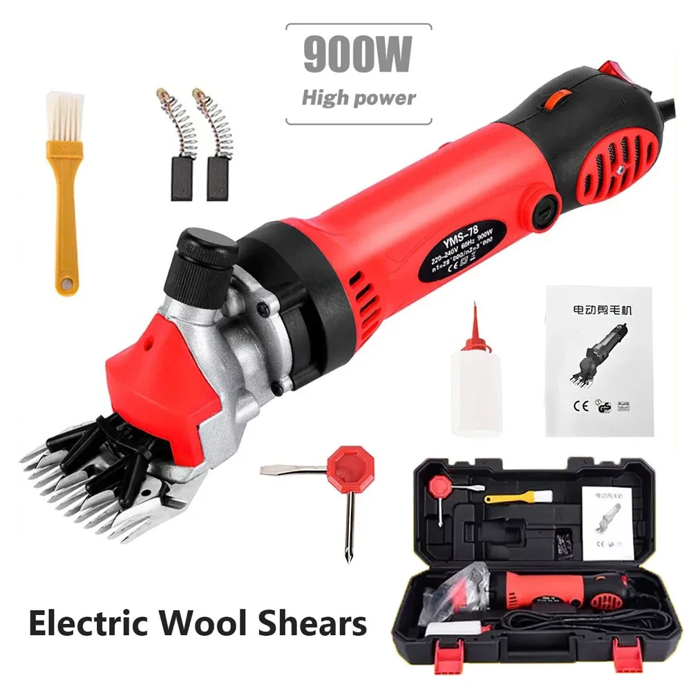 6 Marce di Velocità Elettrico Pecora Capra Cesoia Trimmer Strumento di Automazione Forbici di Lana