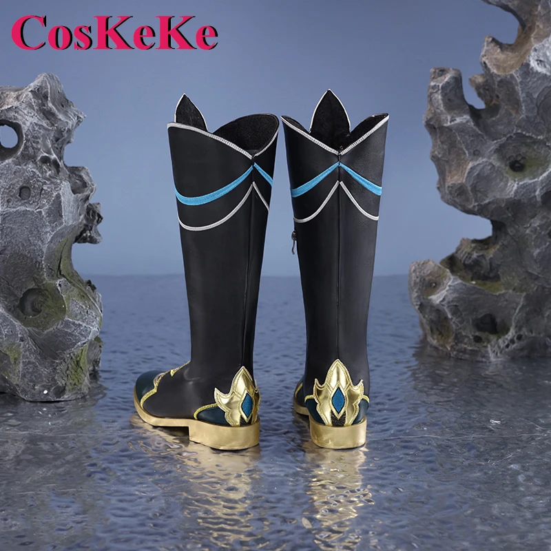 Coskeke Dan heng รองเท้าคอสเพลย์เกม honkai: STAR Rail Universal Fashion high BOOTS สไตล์ฮาโลวีนเล่นตามบทบาทขนาด37-43