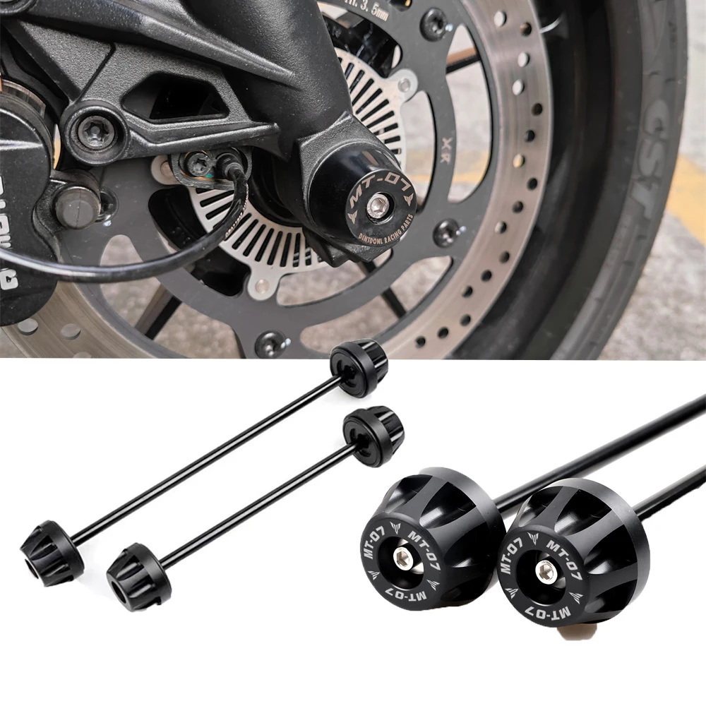 

Rear Front Axle Fork Crash Slider For YAMAHA MT-07 FZ-07 2014-2024 XSR700 MT07 FZ07 Motorcycle Wheel Protector XSR 700 MT FZ 07