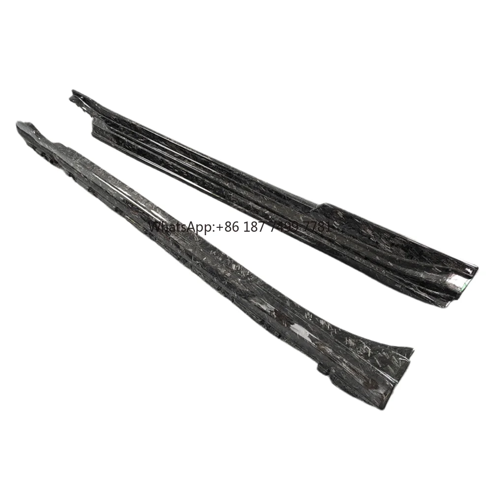 

Used for . Taycan Body Kit Modification with Genuine Carbon Fiber Forged Pattern M Style Body Kit with Side Skirts