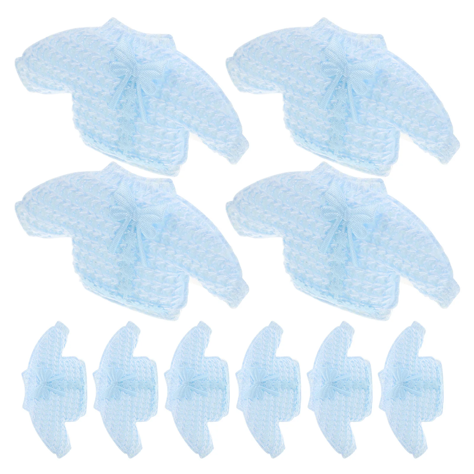 12 قطعة من ملصقات صغيرة لتزيين حفلات الاستحمام، إعداد موضوع DIY للاحتفال بخلفية الطاولة