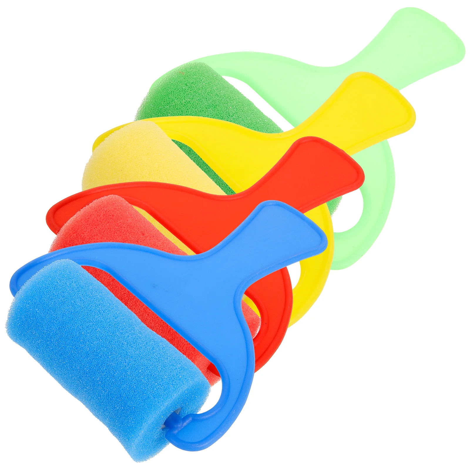 

4 pcs Sponge Set Premium Foam Sponge Rollers For Painting Durable Kids Painting Drawing Graffiti Mini Rollers Tool