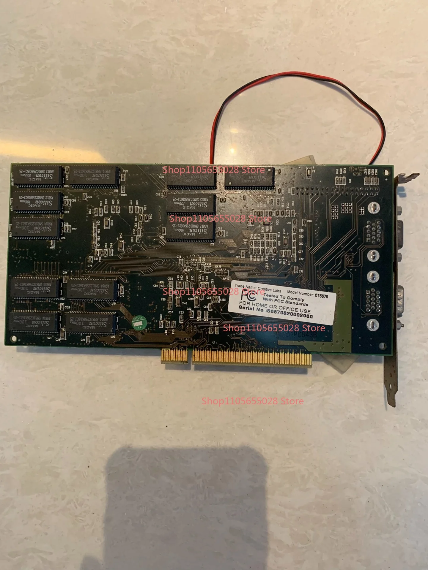 For 3DFX Voodoo Creative CT6670, 12M Video Memory, Cooling Fan Room Version