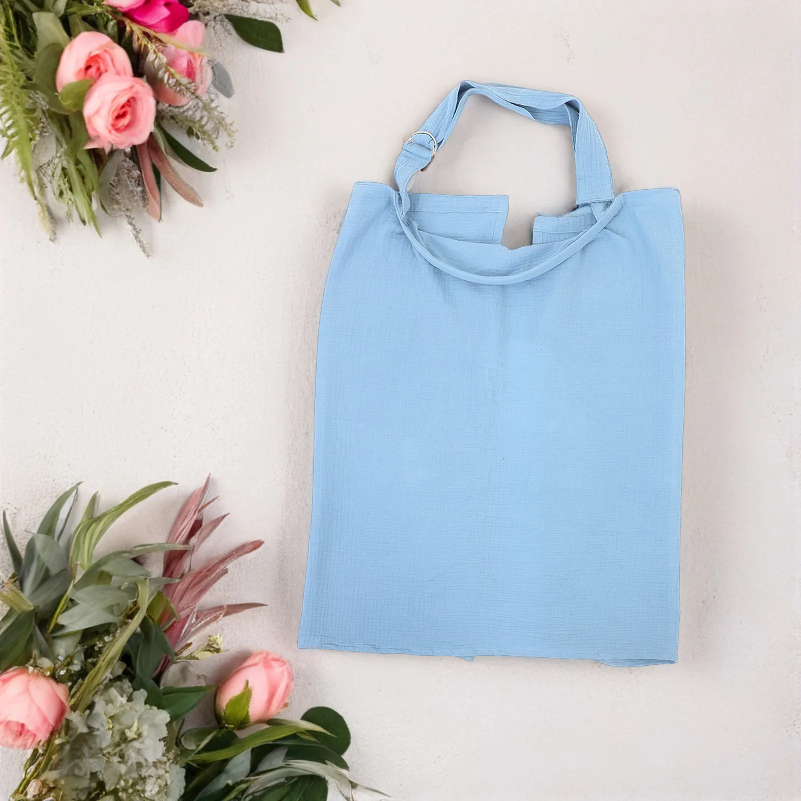 Breathable Nursing Poncho Lightweight Cotton Breastfeeding Cover Outdoor Privacy Soft Feeding Shawl Nursing Essential