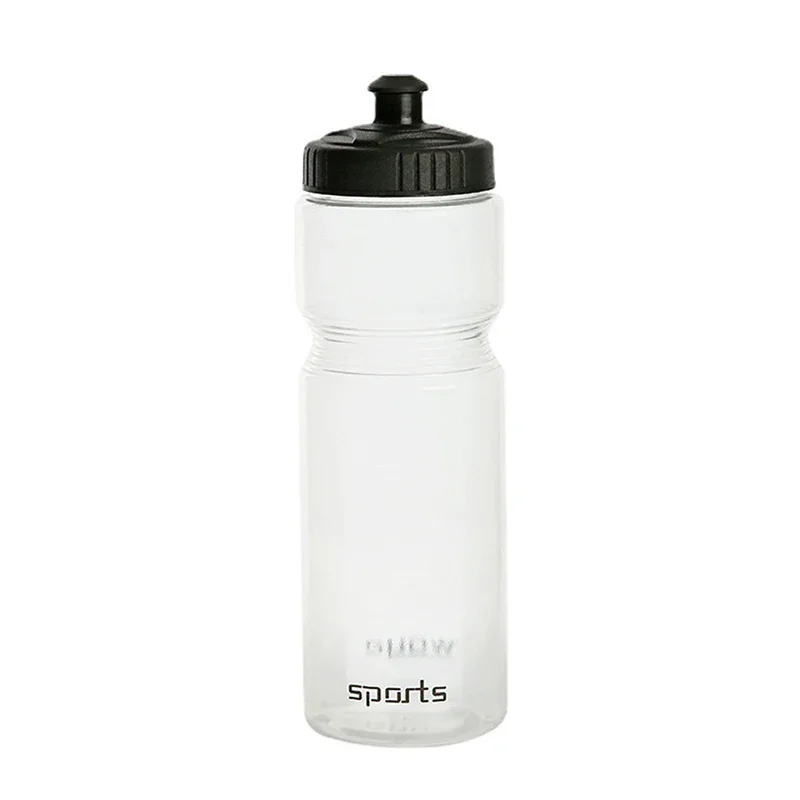 750ml Cycling Water Bottle Leak-proof Squeezable Taste-free Plastic Sports Bottle for Camping Hiking Bicycle Kettle White