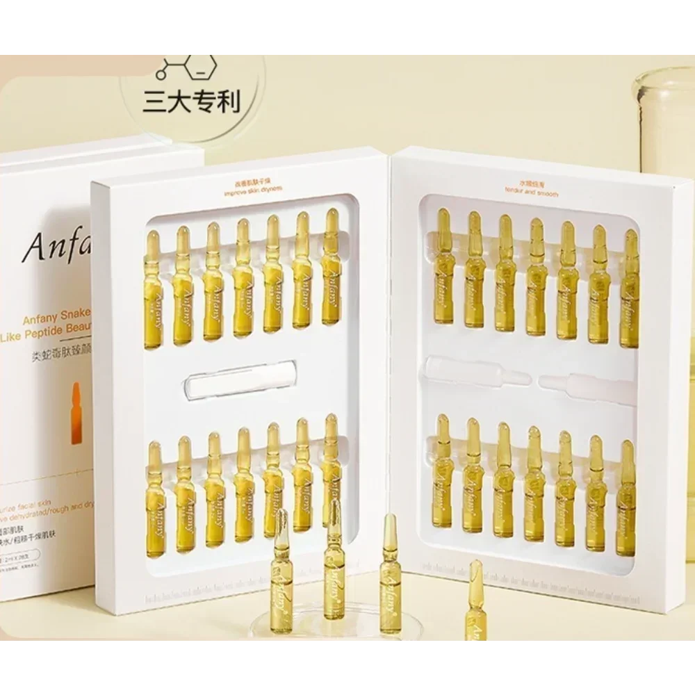 

Anfany Snake Venom Peptide Facial Essence 2ml*28 Pcs Anti-aging Hydrating Moisturizing Anti-wrinkle Firming Skin Care Set