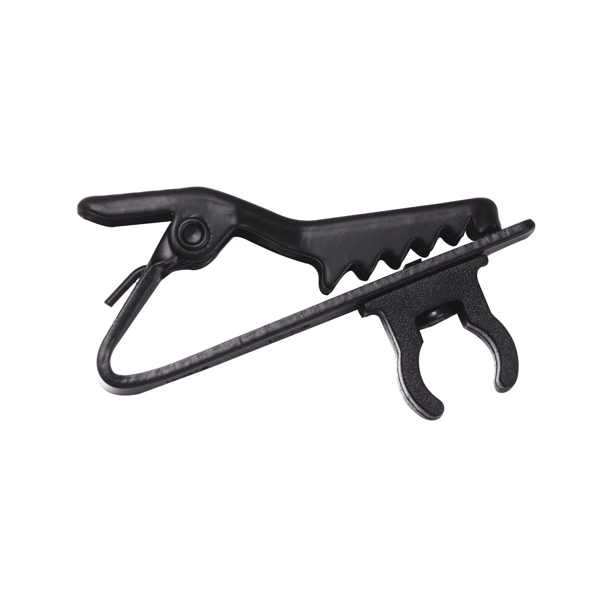 

10pcs Microphone Lapel Tie Clip Universal Mini Lapel Lavalier Microphone Mic Clip Iron Clip (Black) Microphone Clip