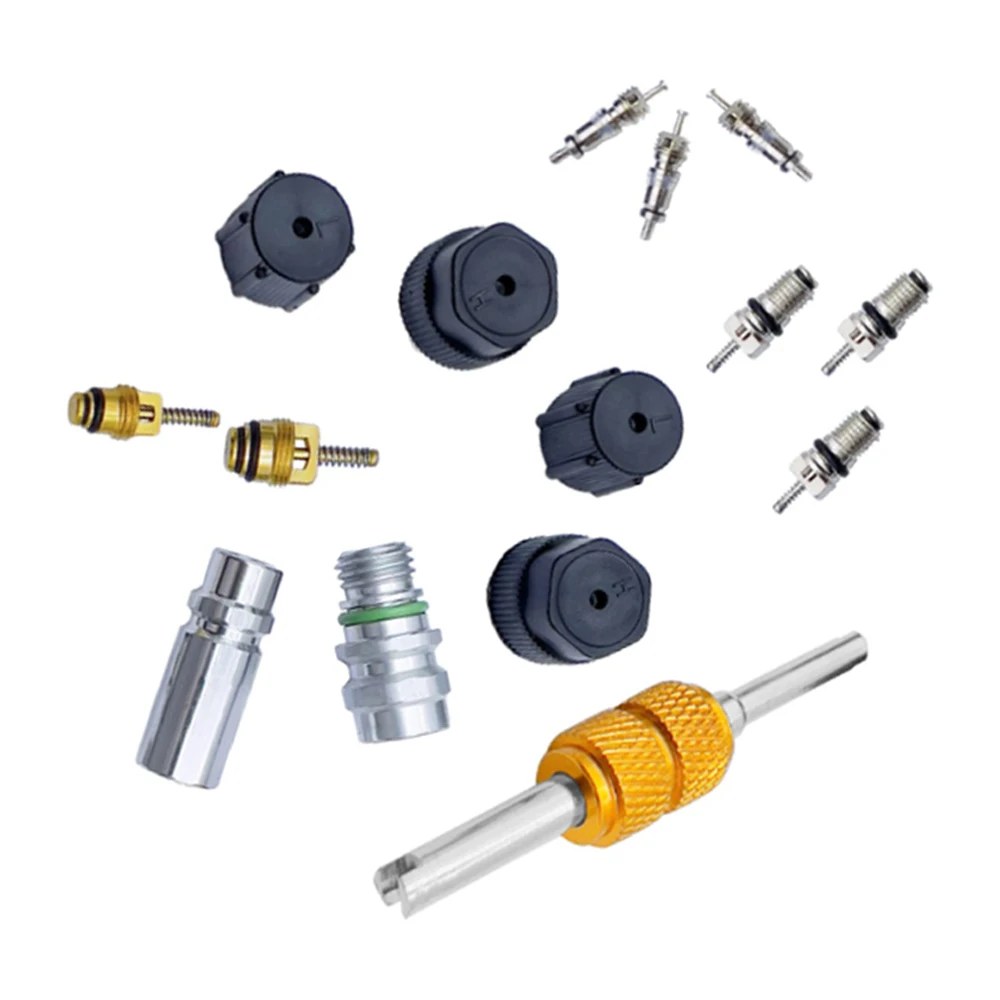 

Пластиковый и медный комплект сердечника клапана кондиционера автомобиля R134A, универсальный для большинства автомобилей