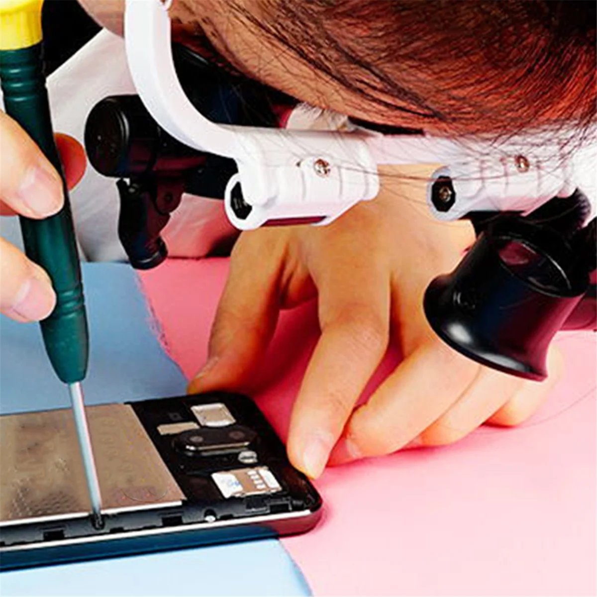 ใหม่แว่นขยาย 2Led Light 8X/15X/23X Telescopic แว่นขยาย Loupes แว่นตาสําหรับอิเล็กทรอนิกส์เชื่อมนาฬิกาซ่อมเครื่องมือ