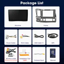 Android 12 Car Stereo GPS for Honda Civic #6