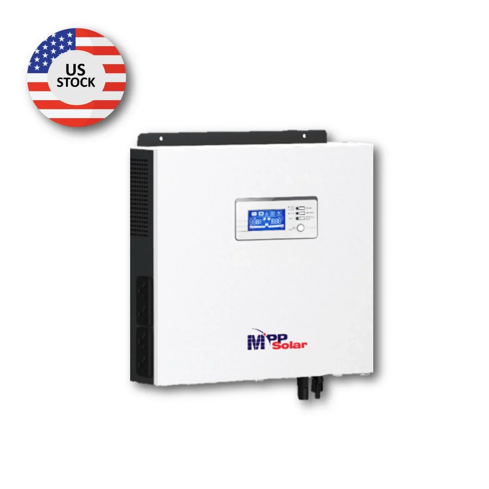 PIP2724LV-MR 2700w MPP Solar inverter 120v 24v inverter 25A mppt solar charger AVR AC output plug 750W 60v PV input US stock