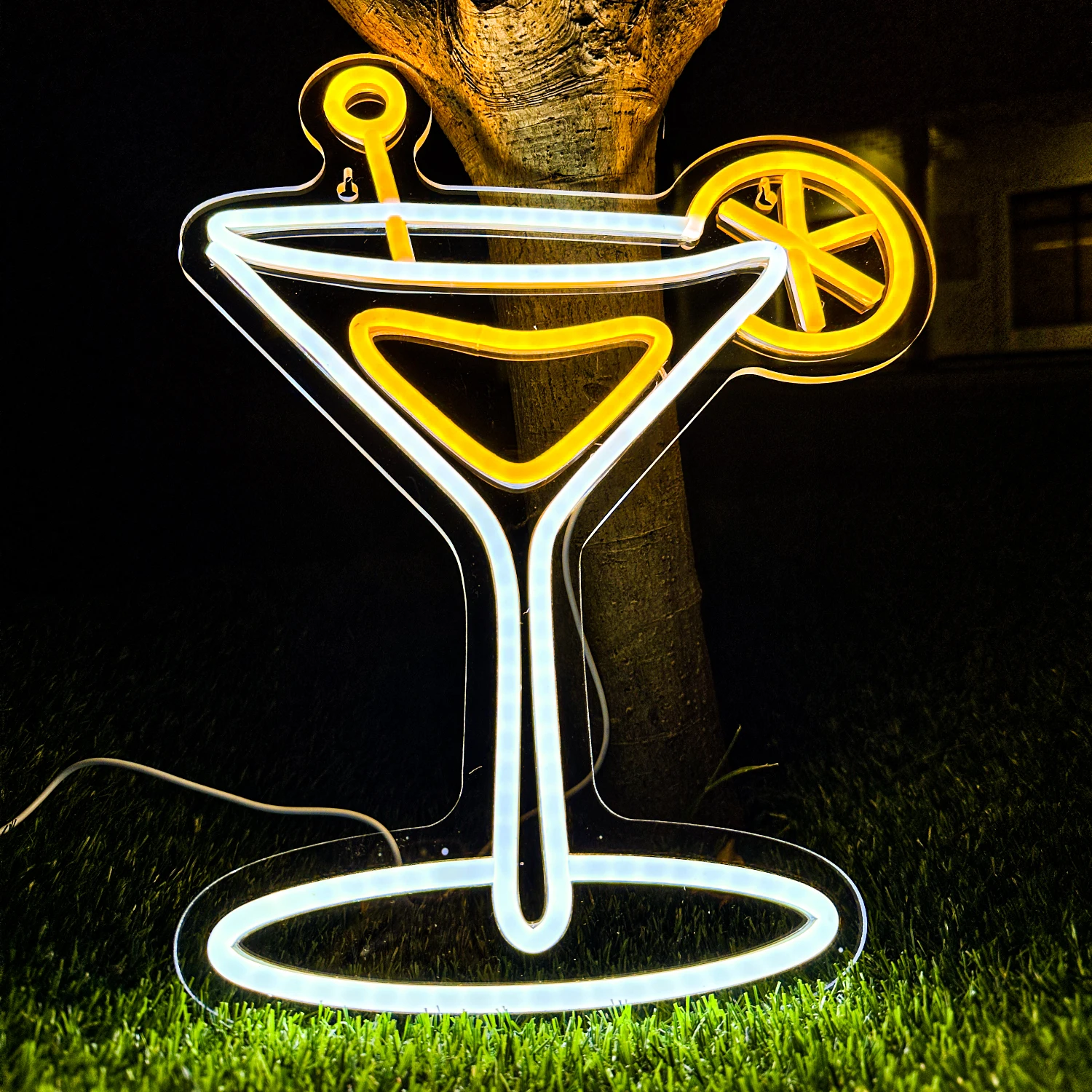 Lemon Cup Neon Sign drink light Wall Hanging for Club shop Drink Restaurant Bar Shop Party Home ART Wall Decor Gift LED lamp