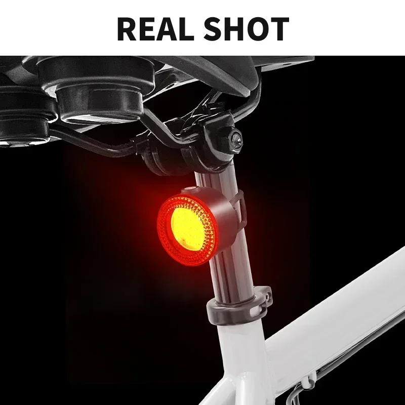 BUCKLOS Cycling Lights COB Bicycle Headlight Taillight LED Bike Front Rear Light Ultralight Riding Warning Lamp Road MTB Lantern image 4
