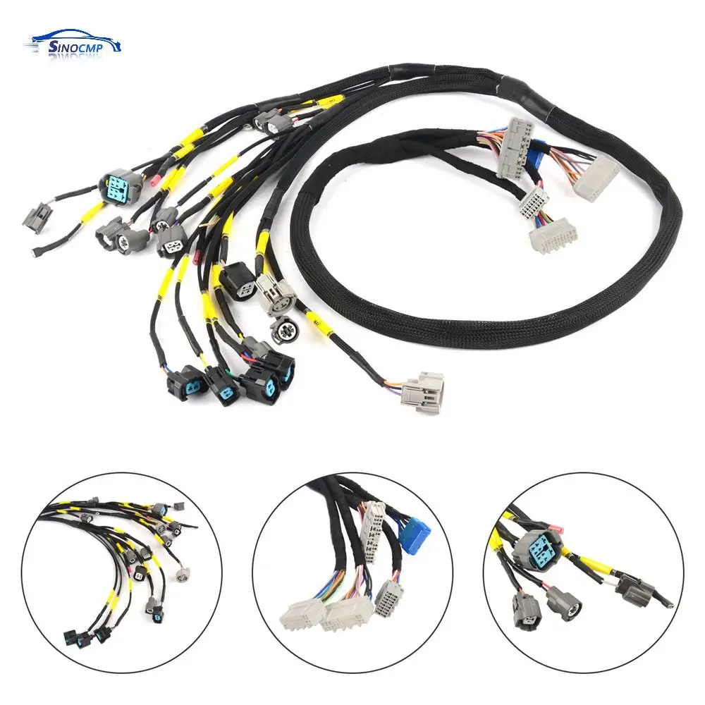 

Engine Harness Fits For Civic Integra B16 B18 D16 OBD1 Budget D & B-series Tucked CNCH-0BD1-1 CNCHOBD11 Car Replacement Parts