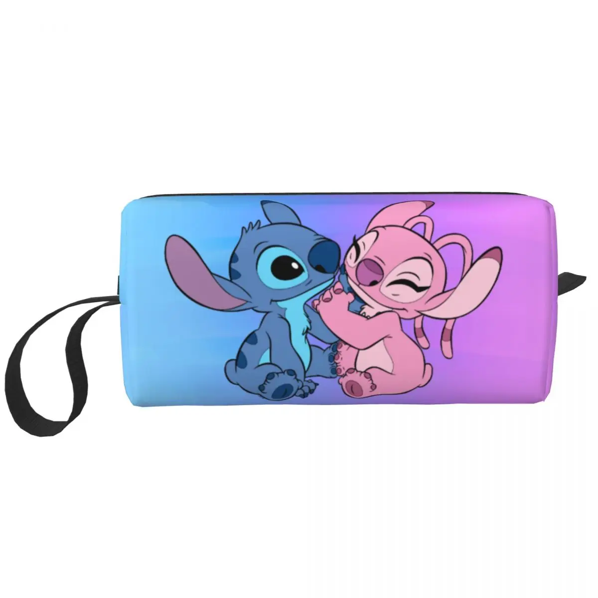 Anime Lilo & Stitch borsa per il trucco grande borsa per la bellezza borsa per cosmetici da viaggio borsa per le donne