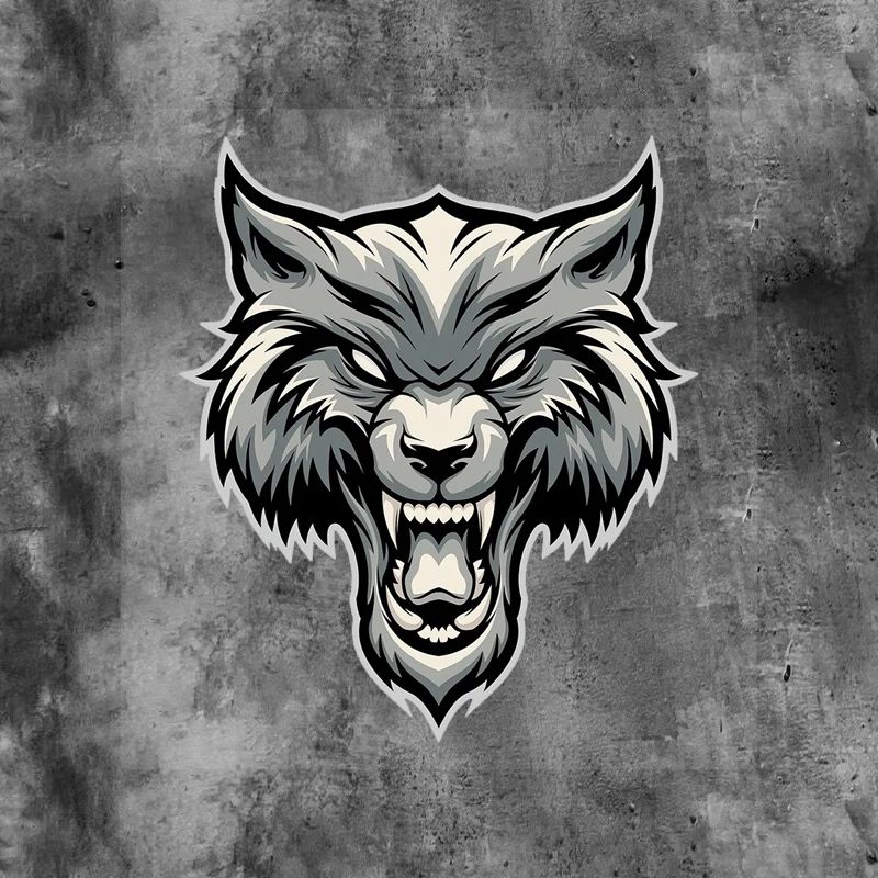 Wolf Panther Head Stickers Motorcycle Beast Decals Cartoon Waterproof Animal Totem DIY Motorbike Helmet Body Trim Pegatinas Moto