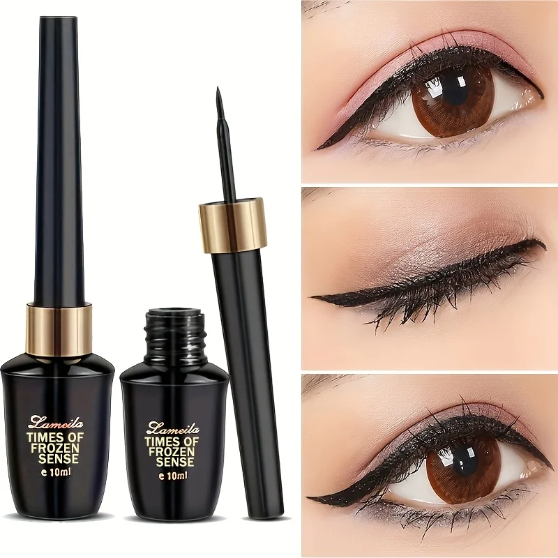 Stylo Eyeliner Liquide à vaccage Rapide, Imperméable, Non Flou, Longue Durée, Ultra-Mince