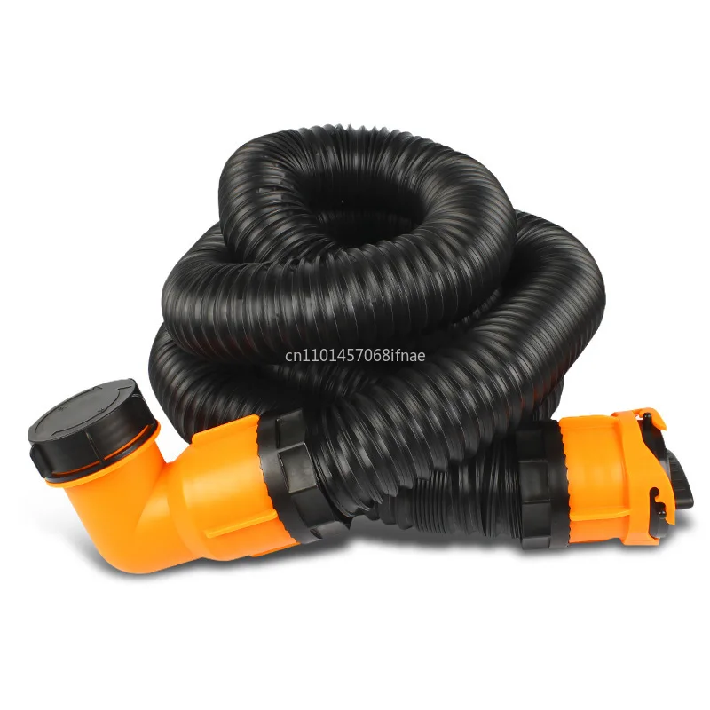RV Modification Accessories RV Campsite Sewage Pipe Drainage Pipe 3-inch Sewage Valve Sewage Pipe Black Water Tank