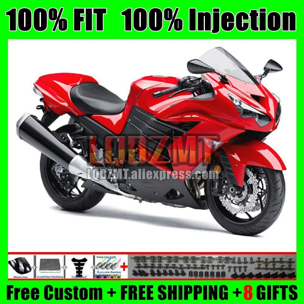 Factory Red OEM Body For KAWASAKI NINJA ZX14R ZX-14R 12 13 14 15 16 17 71No.0 ZX 14 14R 2012 2013 2014 2015 2016 2017 Fairing