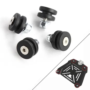 Portapacchi posteriore universale per moto portapacchi posteriore scatola superiore per casco staffa per bagagliaio piastra di Base boccola Pad fibbia distanziali accessorio in plastica