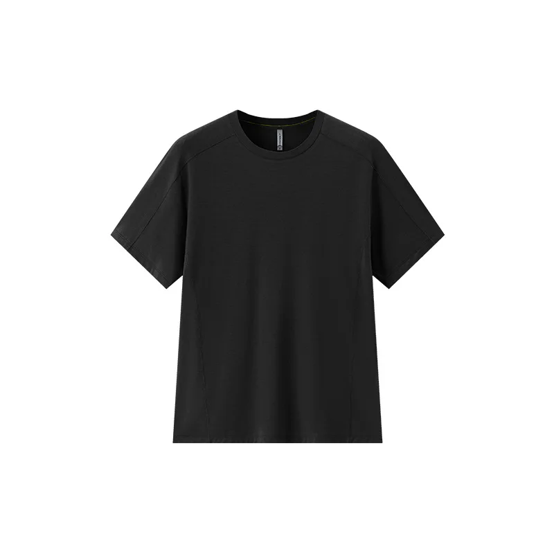 Neuseeland Merino Wolle T-Shirt Herren Sommer Schnelltrocknend Feuchtigkeitsableitend Atmungsaktiv Sportlich Wandern Camping Fitness Kurzarm