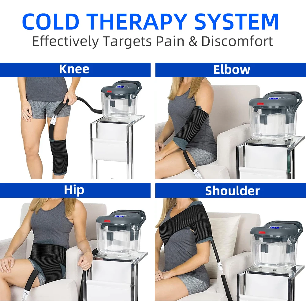 Professional Sports Recovery Ice Pressure Therapy System Cryotherapy Physiotherapy Cold Compression Machine For Shoulder