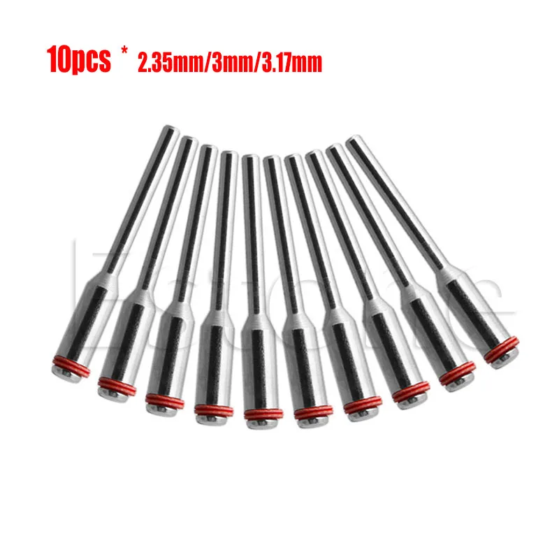 

10Pcs/lot Steel Screw Mandrel Shank Cut-off Wheel Holder 2.35mm/3mm/3.17mm For Dremel Shaft Tool High Quality 2019New