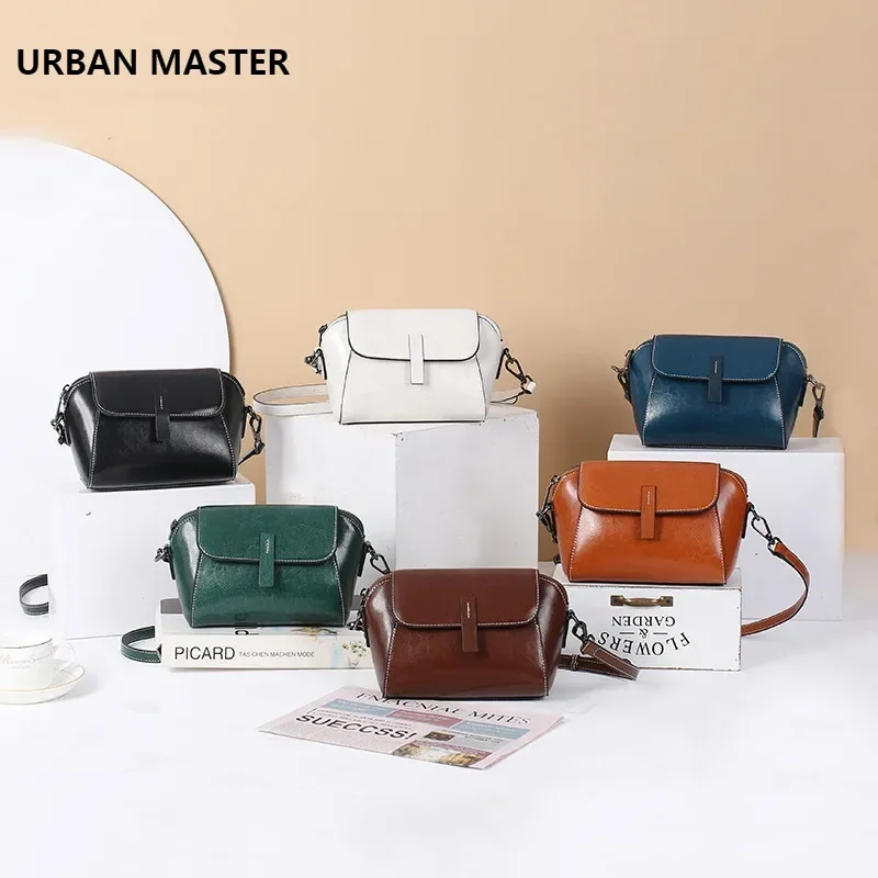 

URBAN MASTER сумки через плечо для женщин из натуральной коровьей кожи, женская модная повседневная сумка, винтажная кожаная сумка Bolsa Feminina