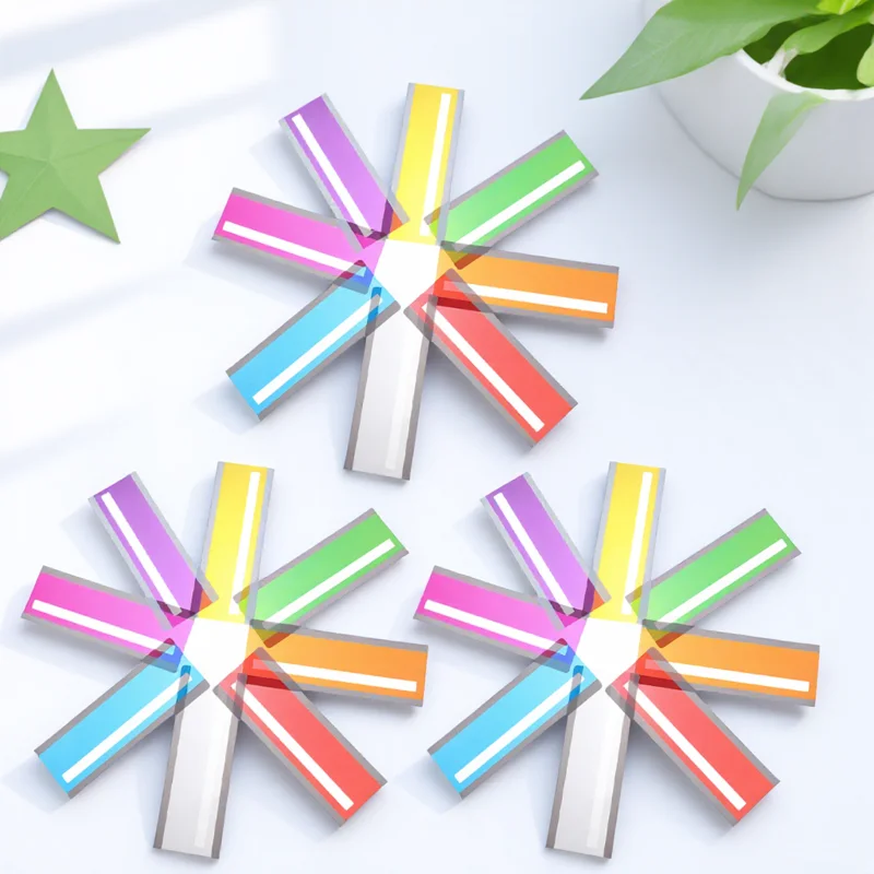 24pcs Guide Strips Bookmarks Highlight Tracking Markers For Books Sentence Page Marker Tool Household Students Teens Portable