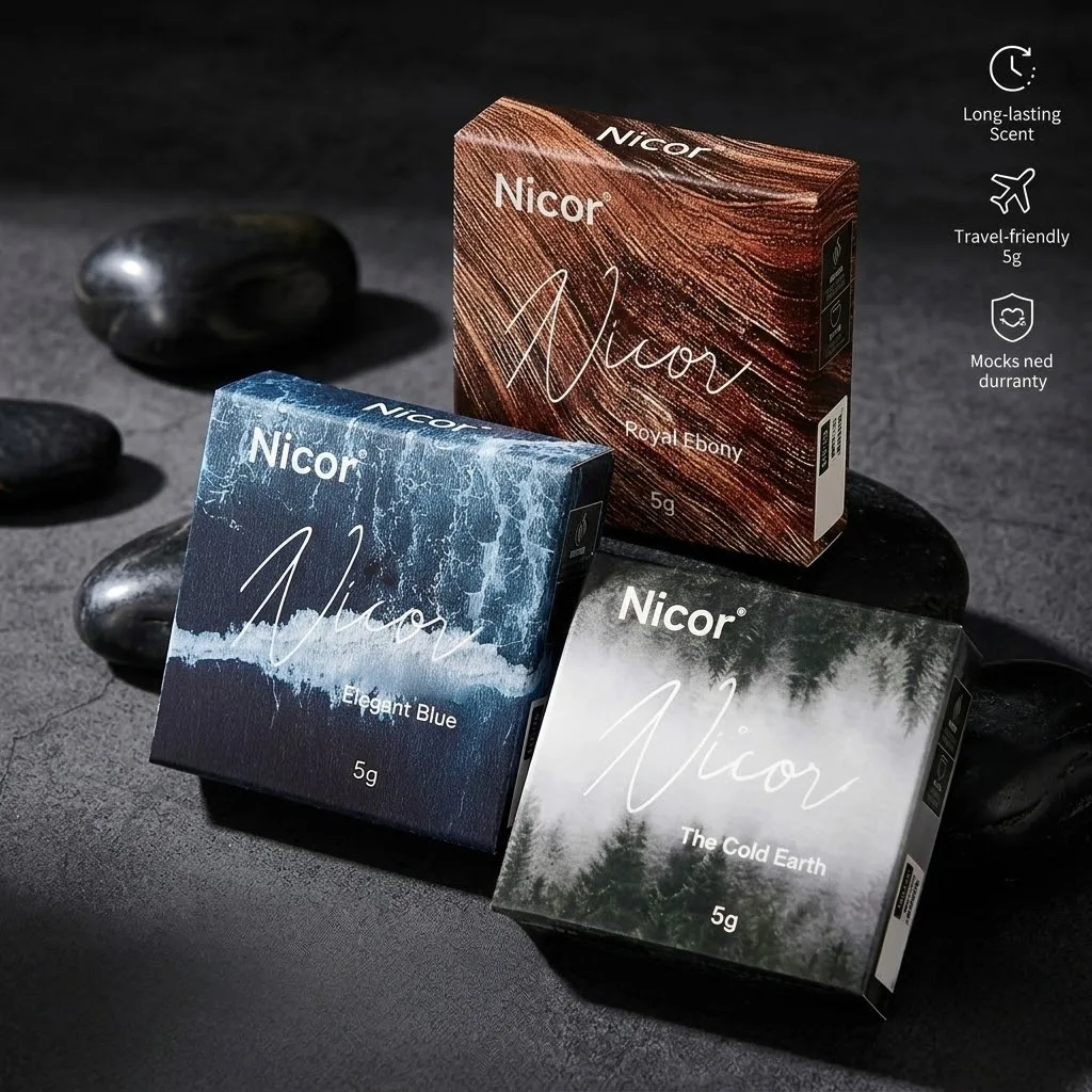 

Solid Perfume for Men Women Long Lasting Fragrance Portable Balm Fresh Natural Body Deodorant Pocket Cologne Romantic Gift