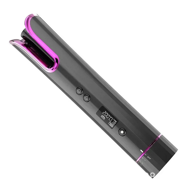 

New Automatic Curler Anti-Card Hair Hair Straightener Charging LCD Display Wireless Hair Curler