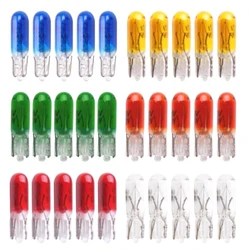 10pcs T5 12v 1.2w car halogen instrument lights Dashboard bulb auto interior