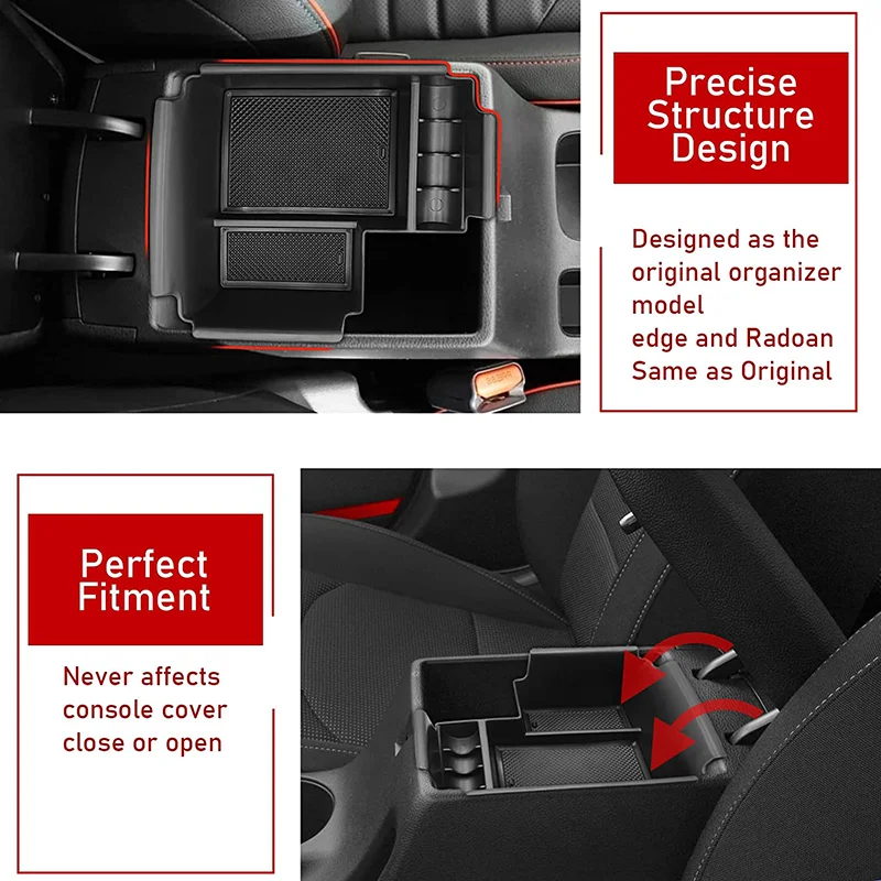 Center Console Organizer For Kia K3 Cerato Forte BD 2019 2020 2021 2022 2023 Auto Interior Accessories Gear Shift Tray Organizer