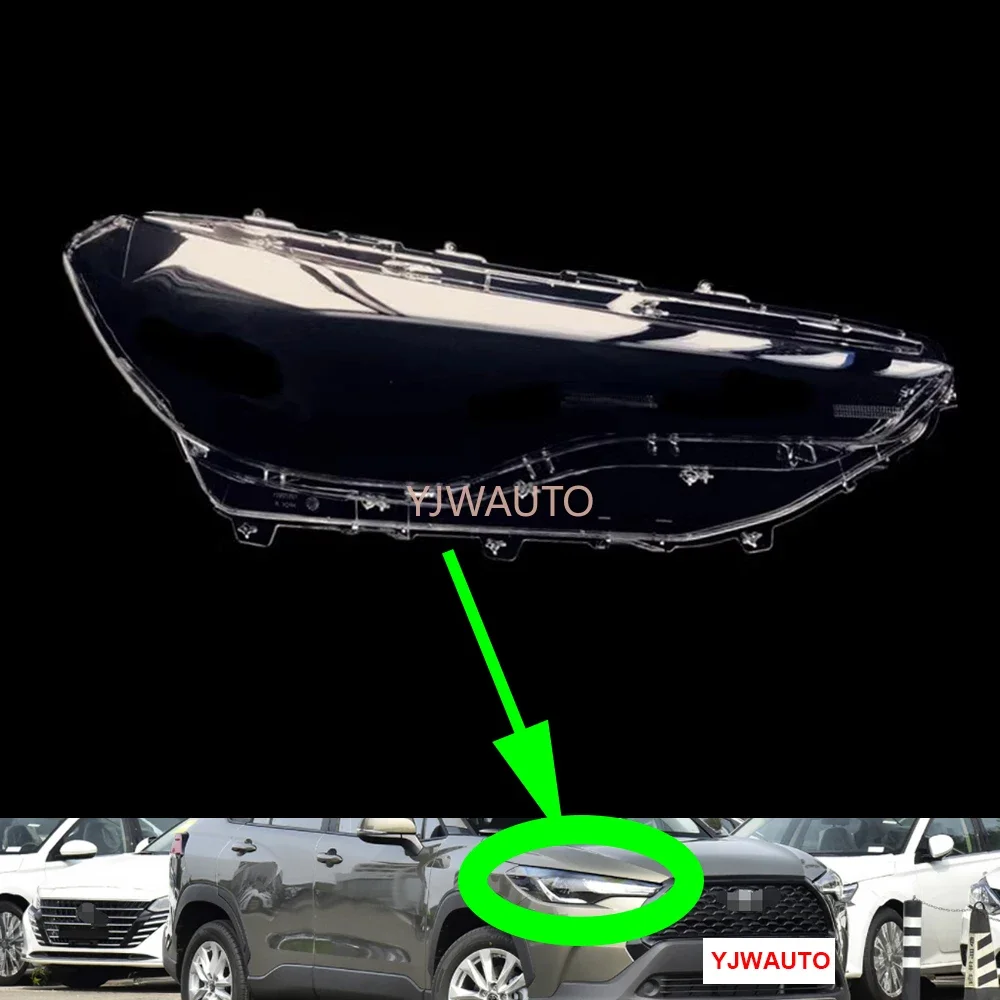 

For Toyota Corolla Cross 2020 2021 2022 2023 Headlight Cover Car Headlamp Lens Glass Replacement Front Lampshade Auto Shell