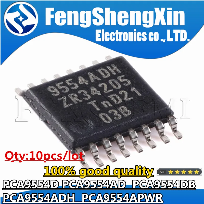 10pcs PCA9554D PCA9554AD PCA9554DB PCA9554ADH PCA9554APWR PCA9554 PCA9554ADWR 9554DB 9554ADH PD554A Chips