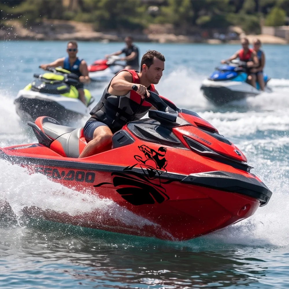 Jet Ski Stickers Water Motor Boat Sticker Riding Vinyl Decal Waverunner RXP RXT GTI Spark GTX GP FX VX FC Accessories for SEADOO