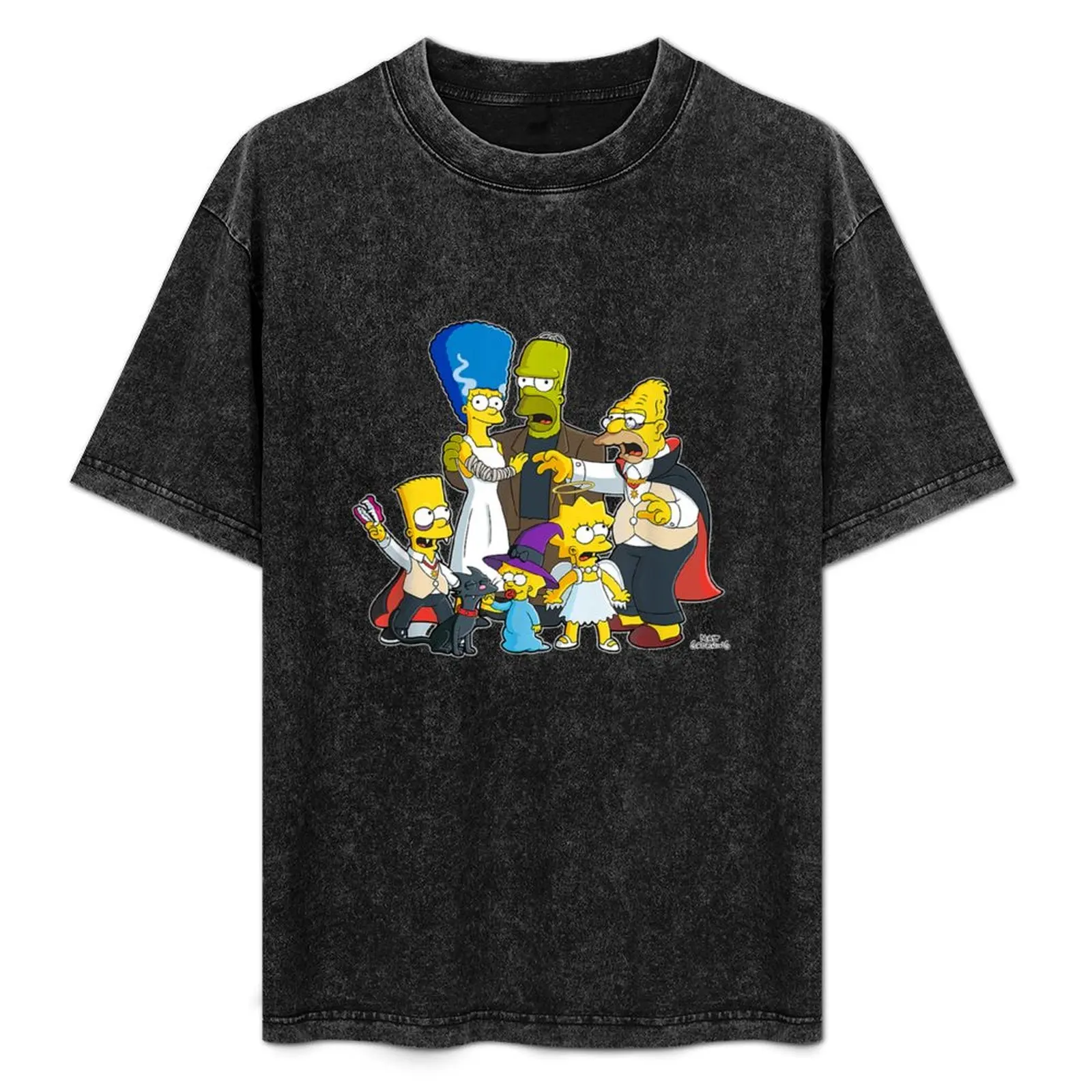 Family Treehouse of Horror Halloween T-Shirt T-Shirt tees graphic tee shirt funny costumes summer tops anime shirts men