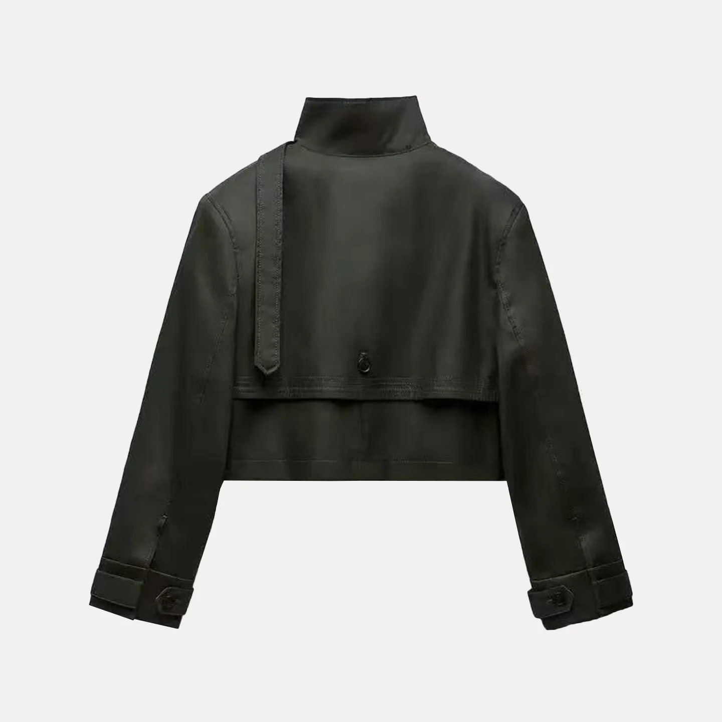 Jaket Kulit Wax Modis untuk Wanita, Model Baru Musim Panas, Pakaian Luar Merek Z, Cocok untuk Kerja, Slim Fit, Lengan Panjang
