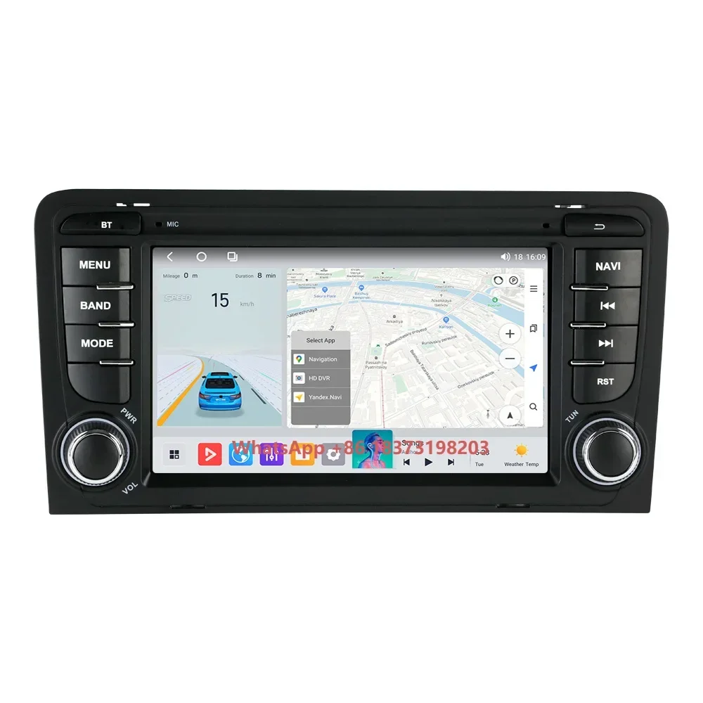 

MEKEDE EU Stock French Warehouse Newest Android System Car Navigation for A3 with Car Play Android AUTO